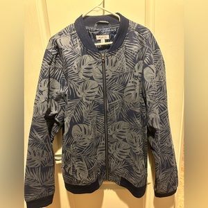 Tropical Print Bomber Jacket